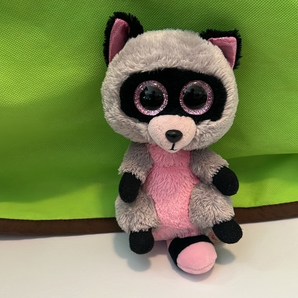 TY Beanie Boos Rocco the Raccoon 9” Plush - Picture 2 of 9